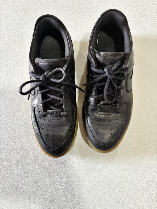 Nike Other - Nike Black Leather Sneakers with Gum Sole